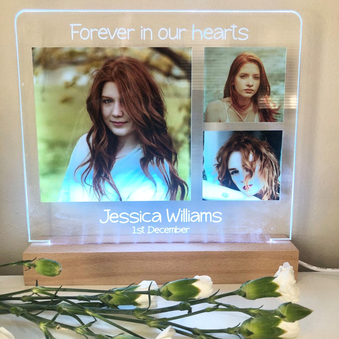memorial photo gift, memorial collage