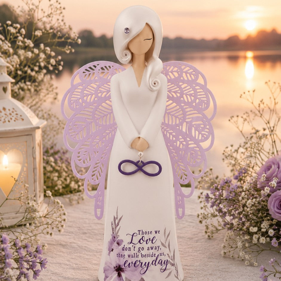 memorial angel figurine