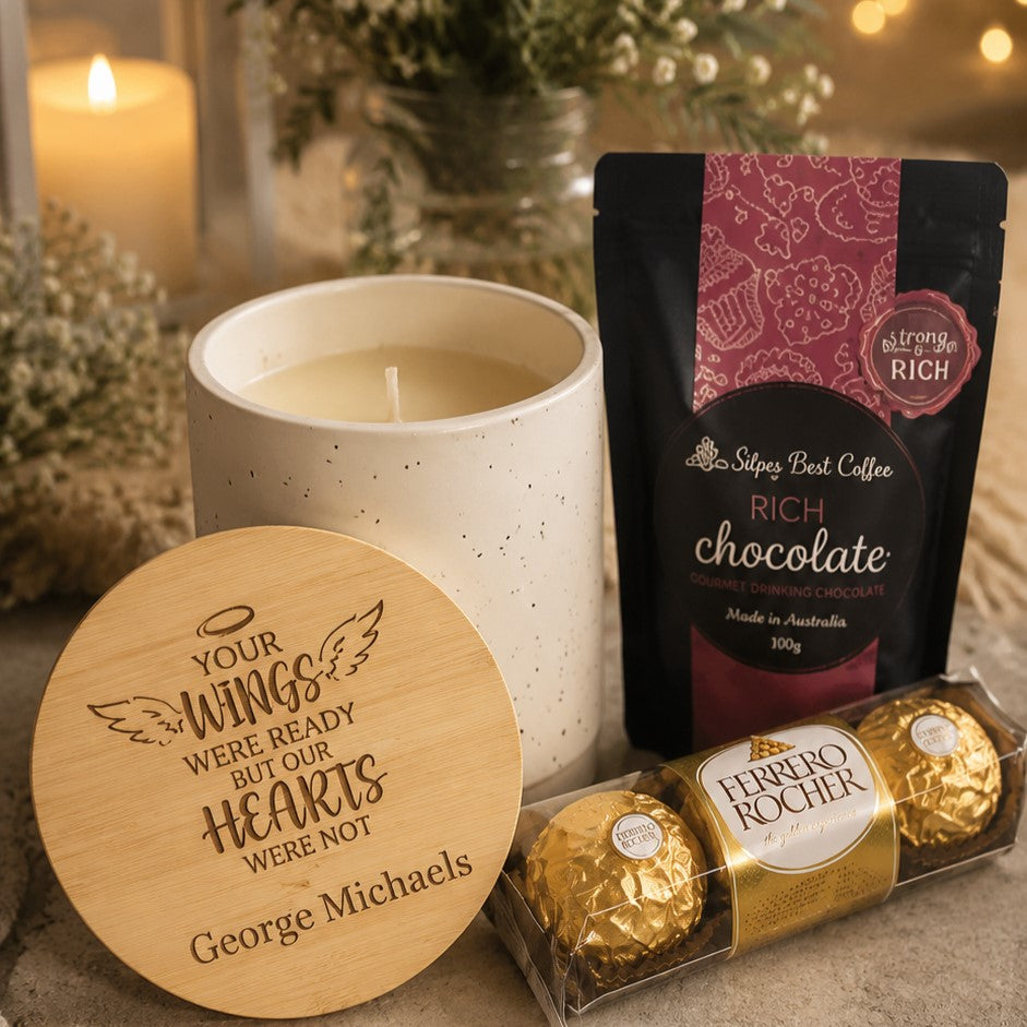 memorial candle hamper
