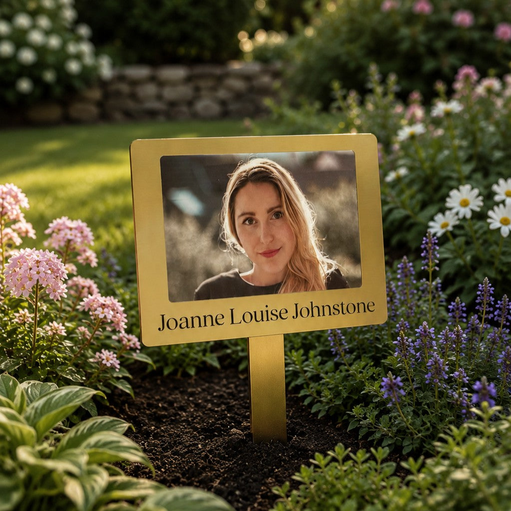 memorial garden plaque
