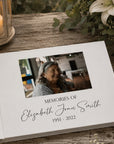 funeral book personalised