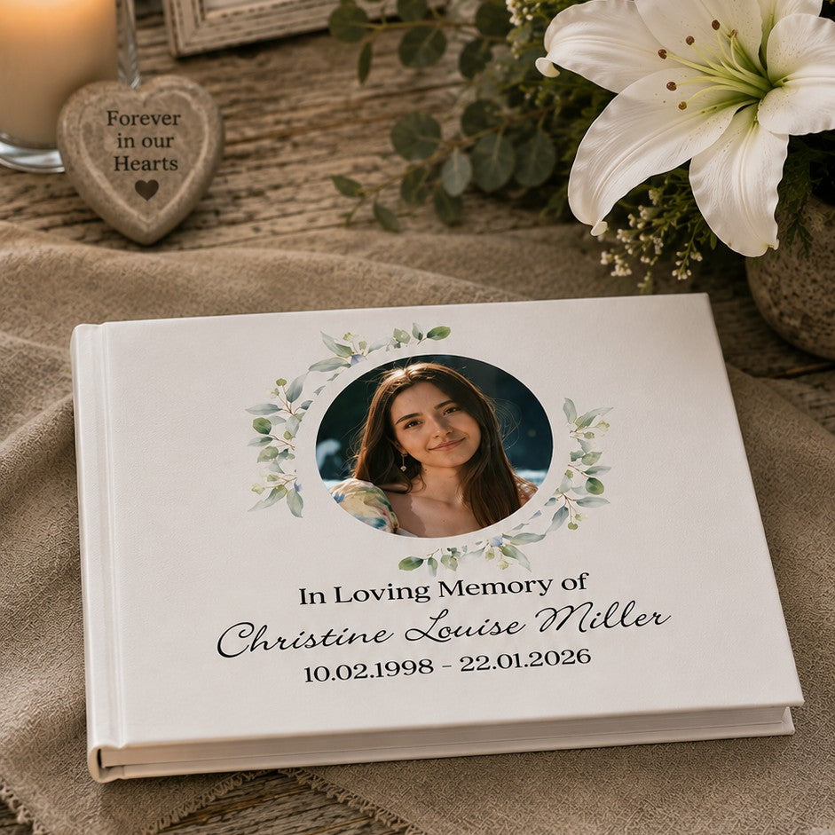 memorial guest book
