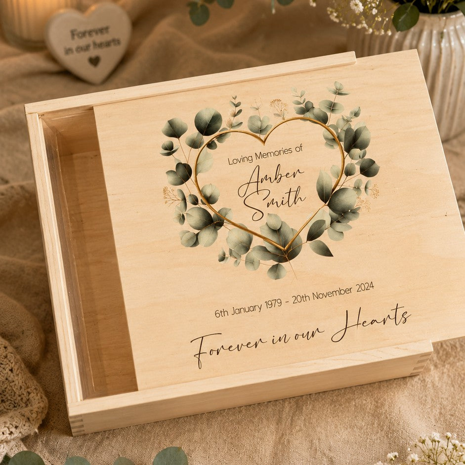 memory box, memorial keepsake