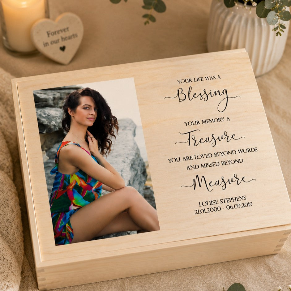 memorial keepsake box