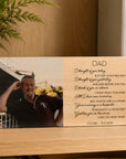memorial photo keepsake