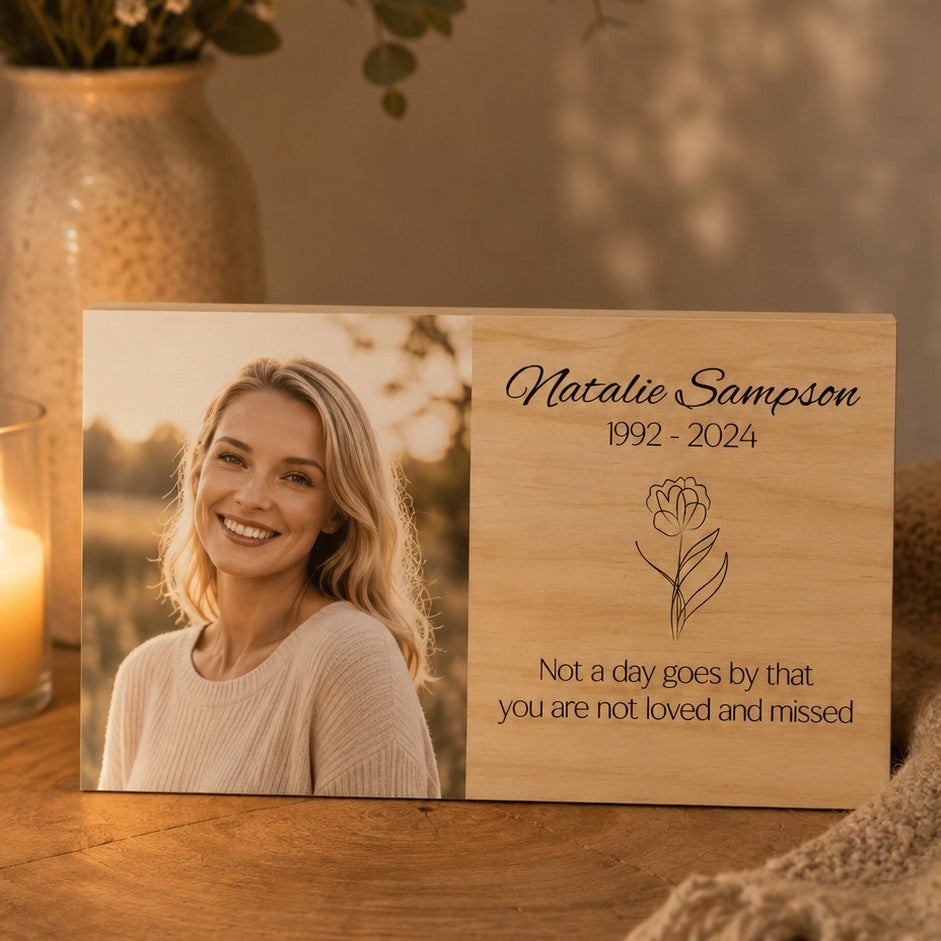 photo keepsake for memorial
