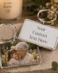 personalised photo keyring
