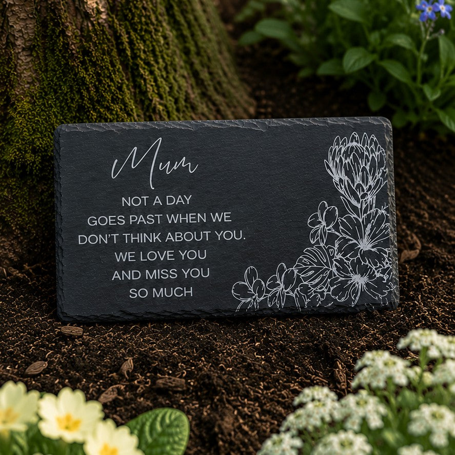 custom wording slate plaque