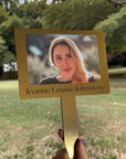 weatherproof remembrance plaque garden marker