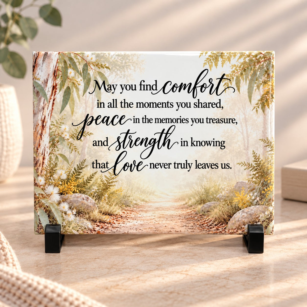 sympathy gift plaque