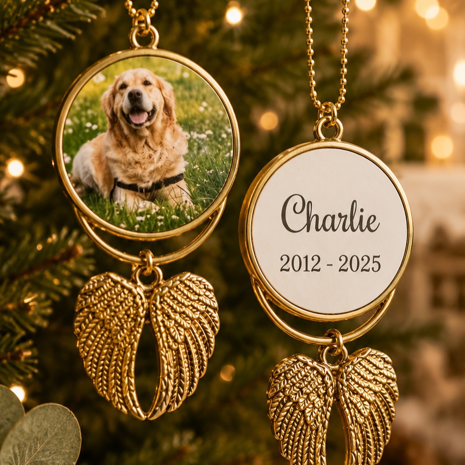 pet memorial ornament metal