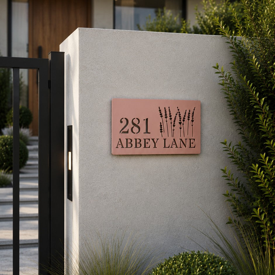 3d address sign