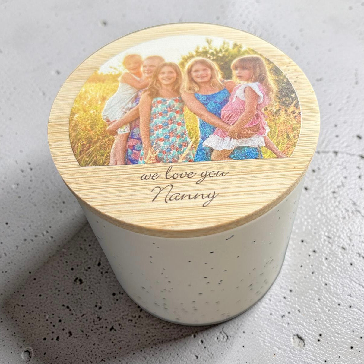 personalised candle  Mothers Day