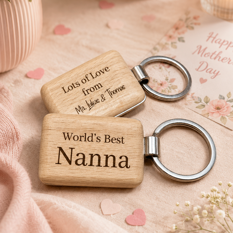 personalised keyring for her