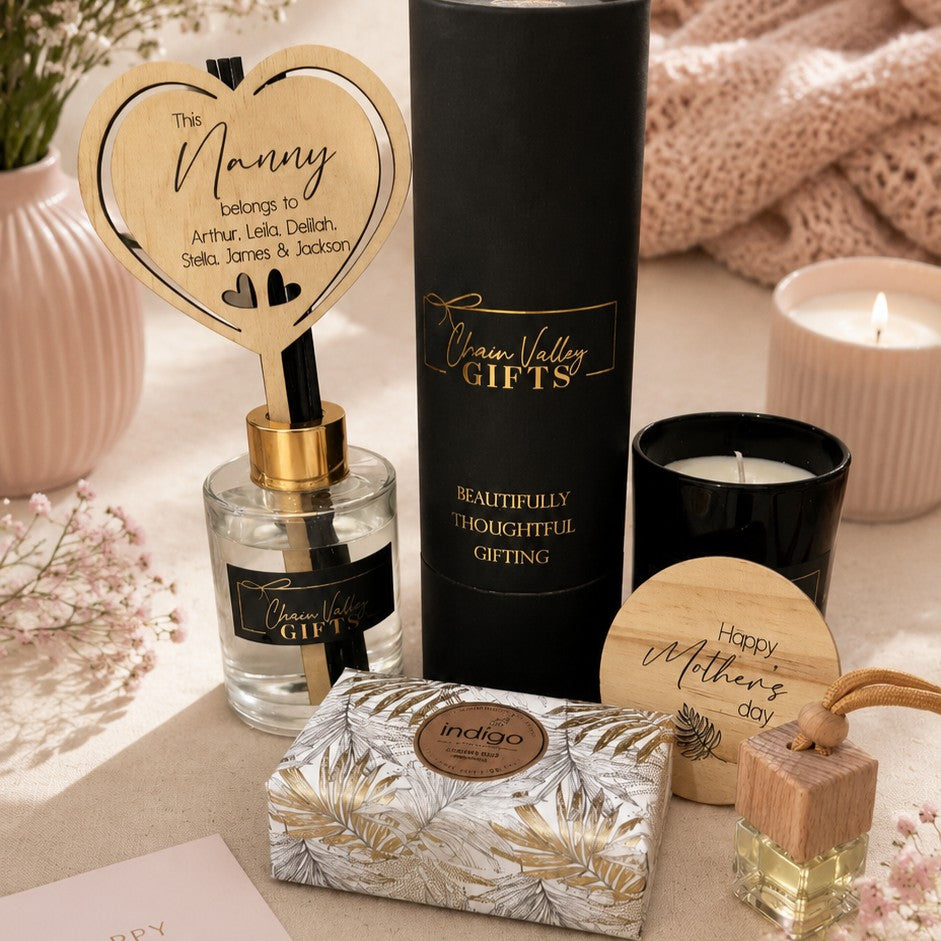mothers day candle hamper