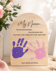 hand prints as mothers day gift