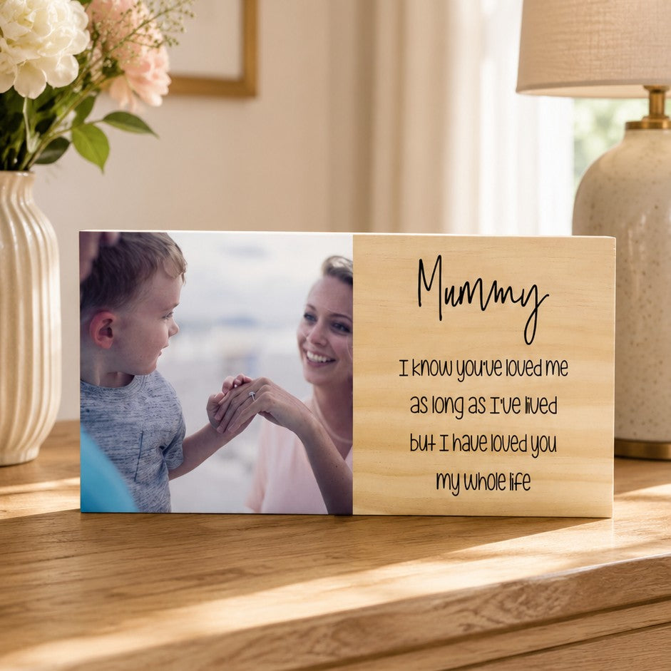 photo block for mothers day