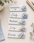 Personalised RN and Registered Nurse magnetic name badges with choice of designs