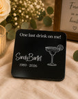 funeral favours memorial coasters