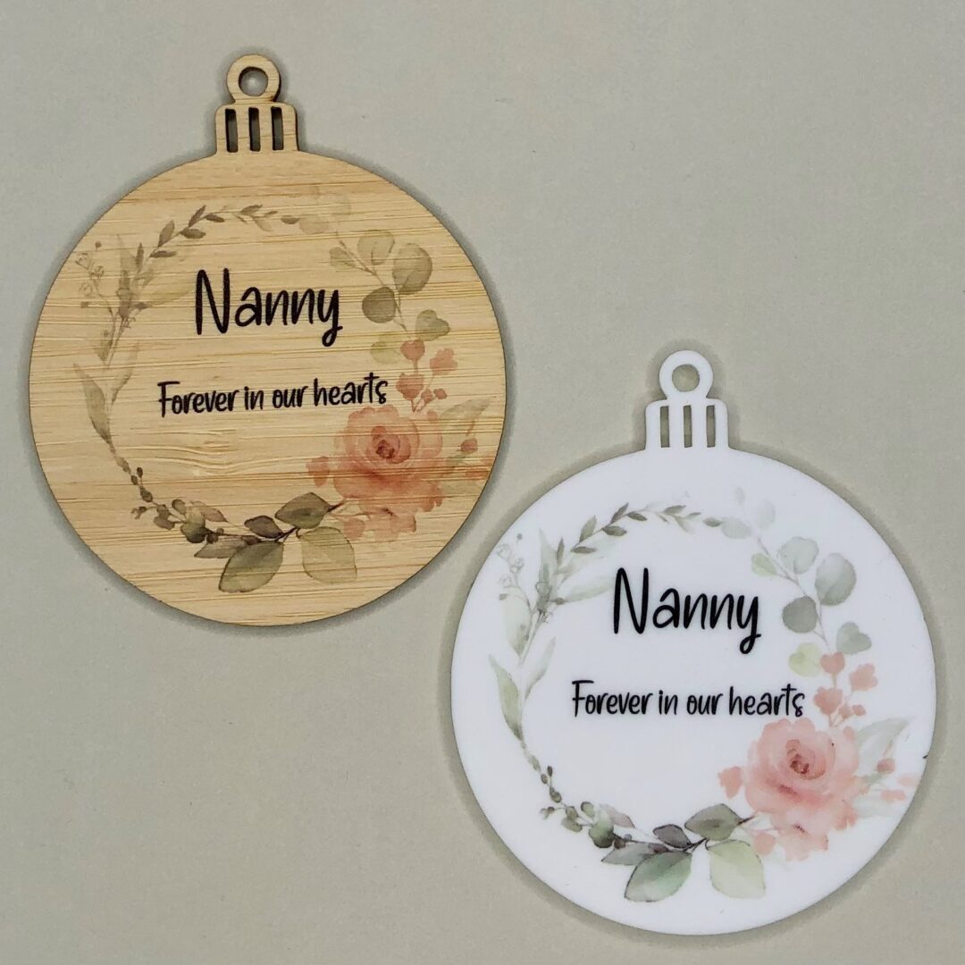 Personalised ornament