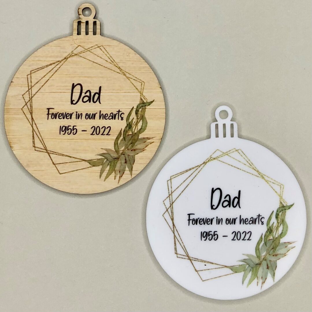 Personalised ornament