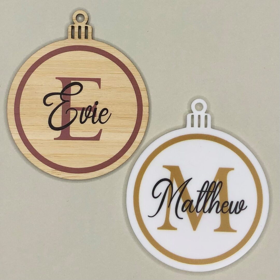 Personalised ornament