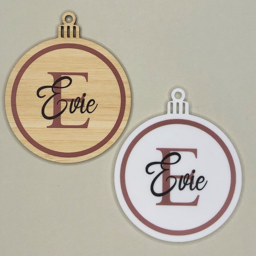 Personalised ornament