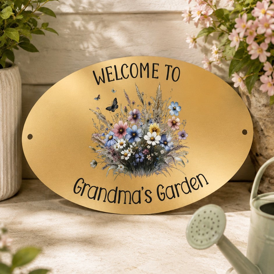 personalised garden sign