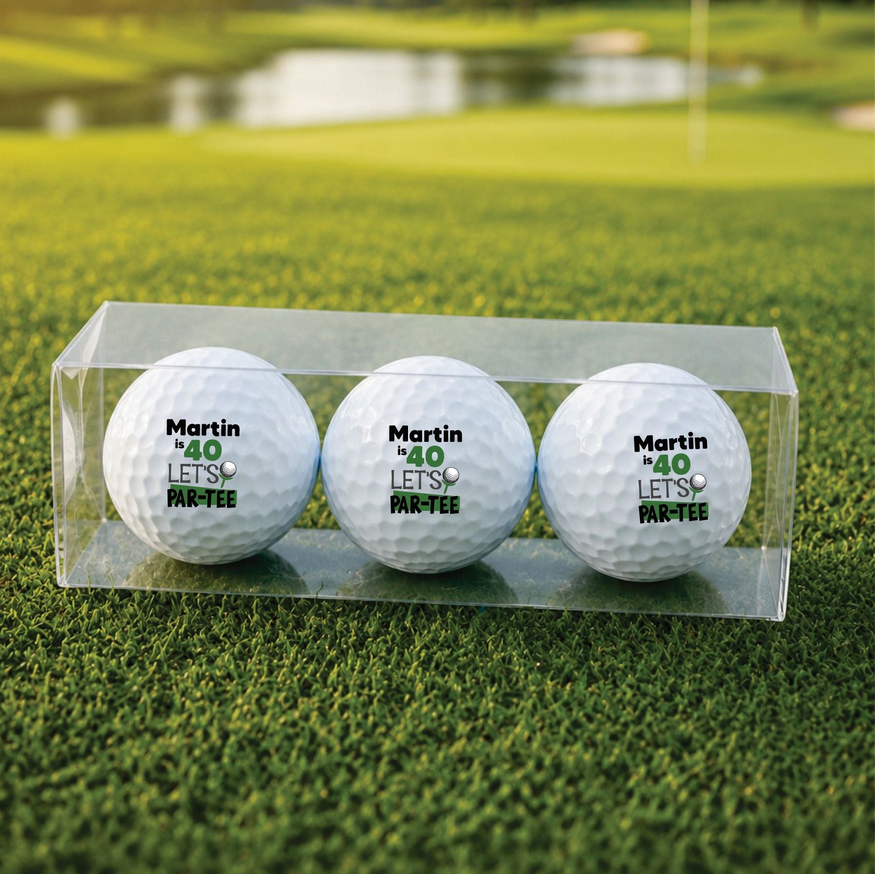 custom  3 balls par-tee