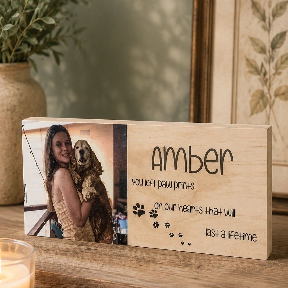 pet loss photo keepsake