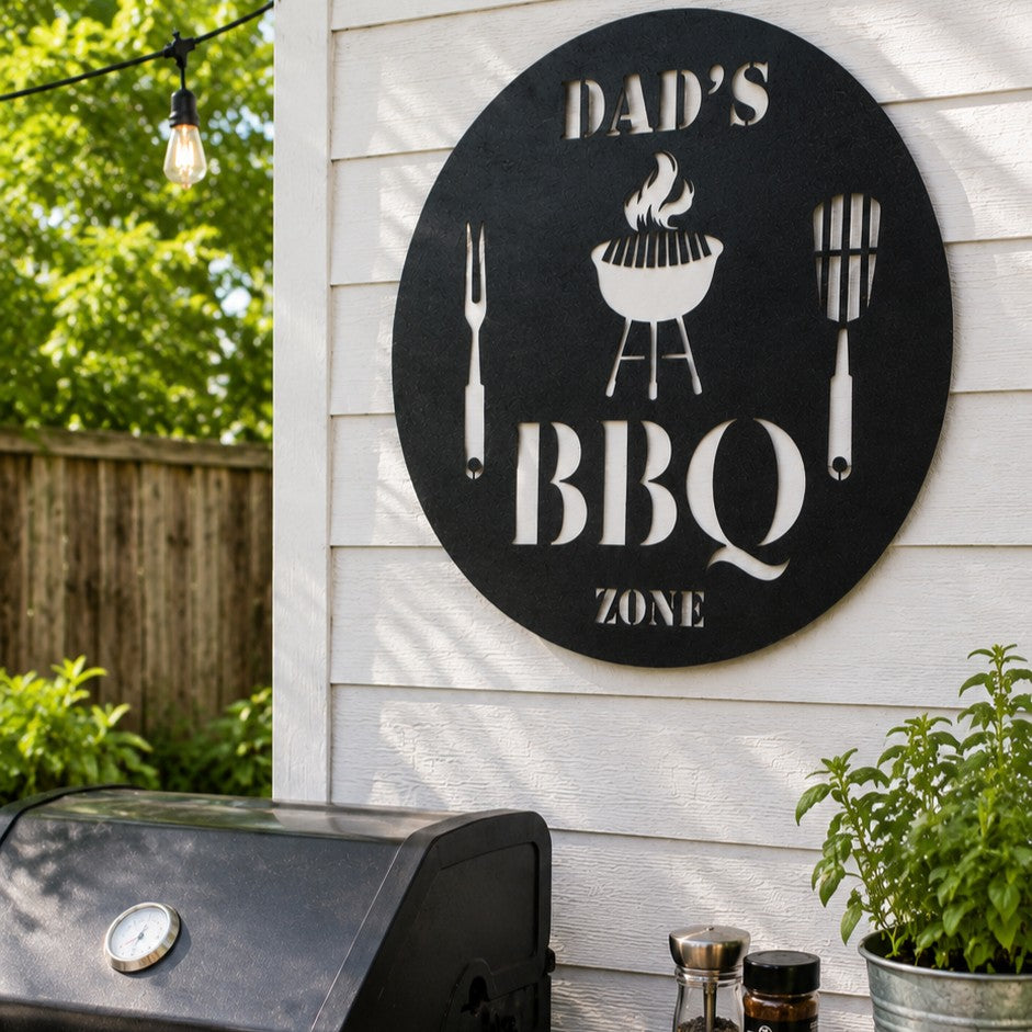 personalised BBQ sign