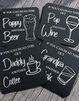 personalised men's coaster
