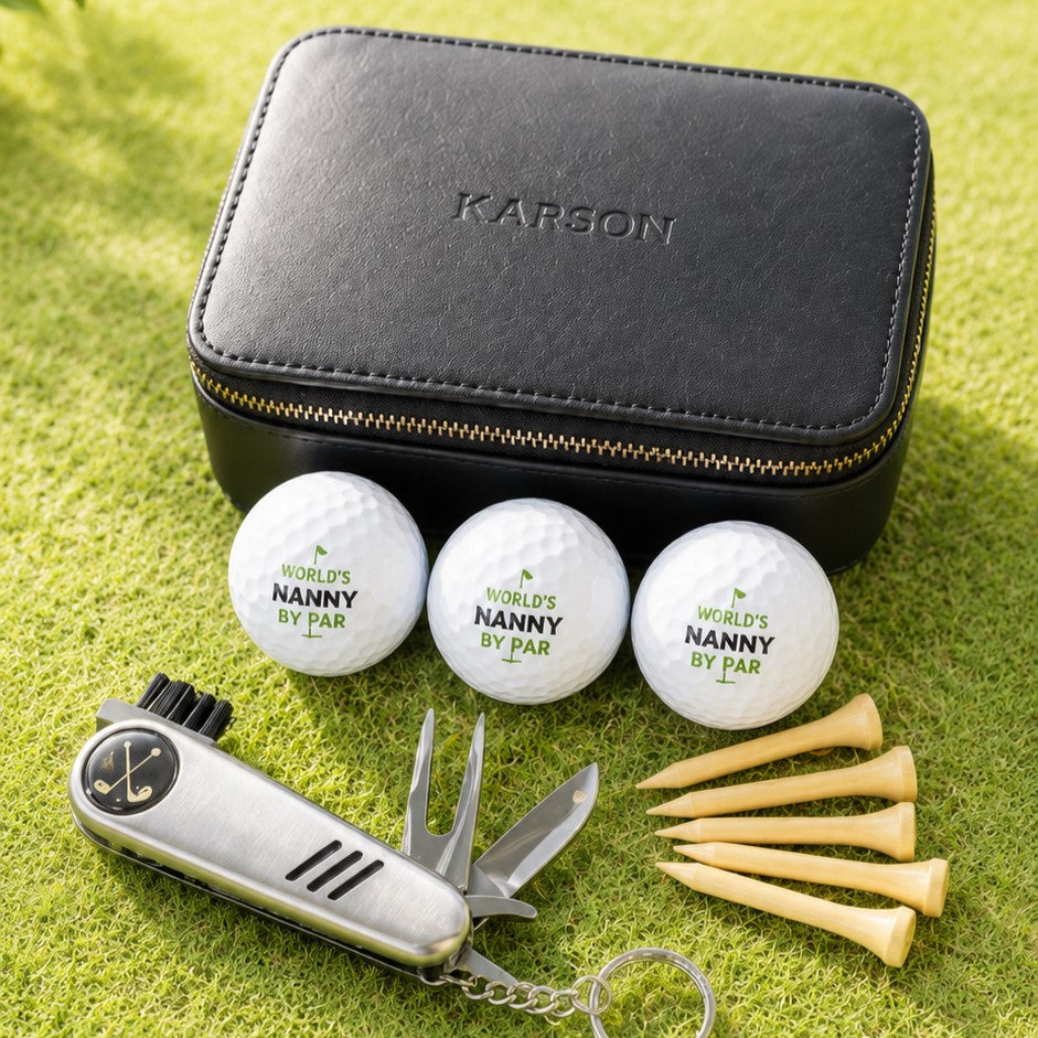 personalised golf gift set