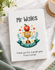 personalised teacher gift notebook