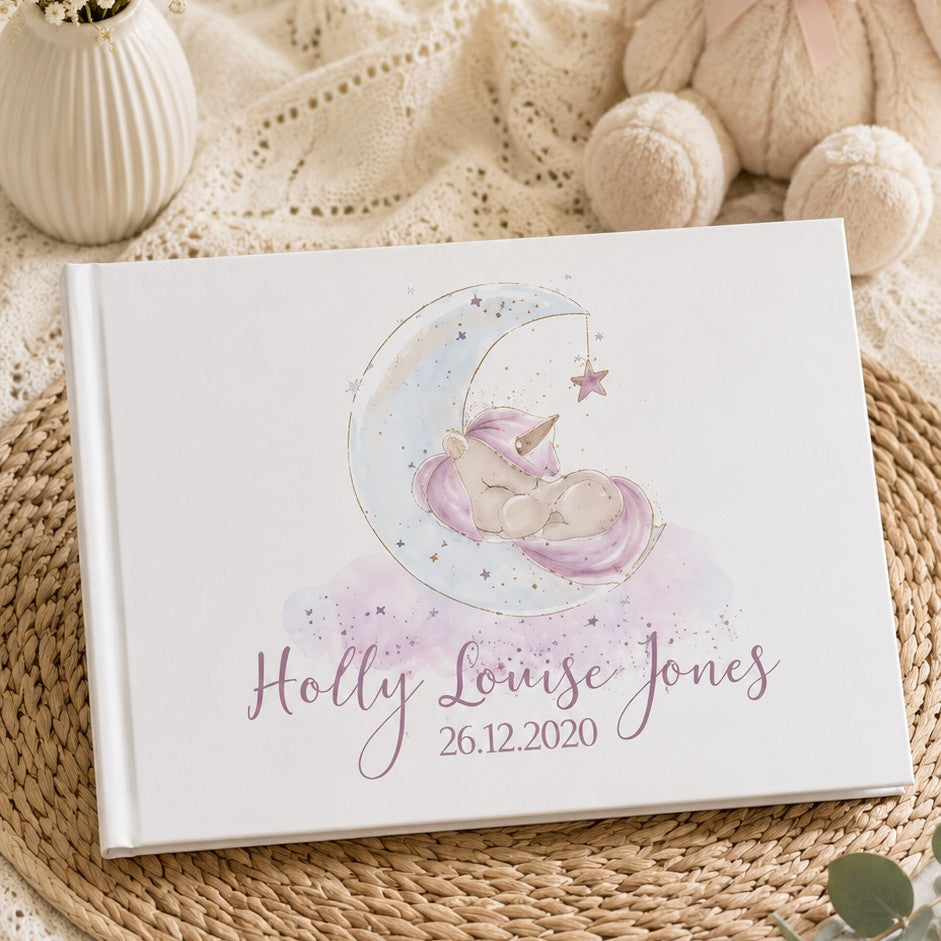 custom baby guestbook