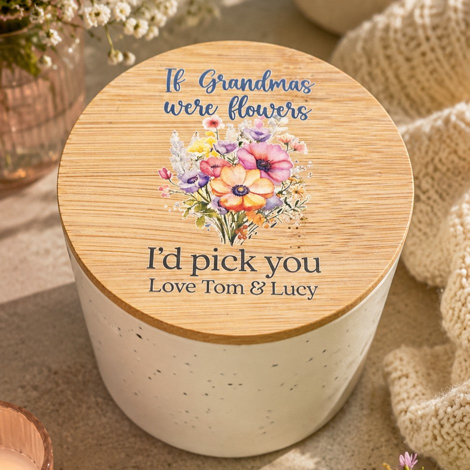 custom candle gift