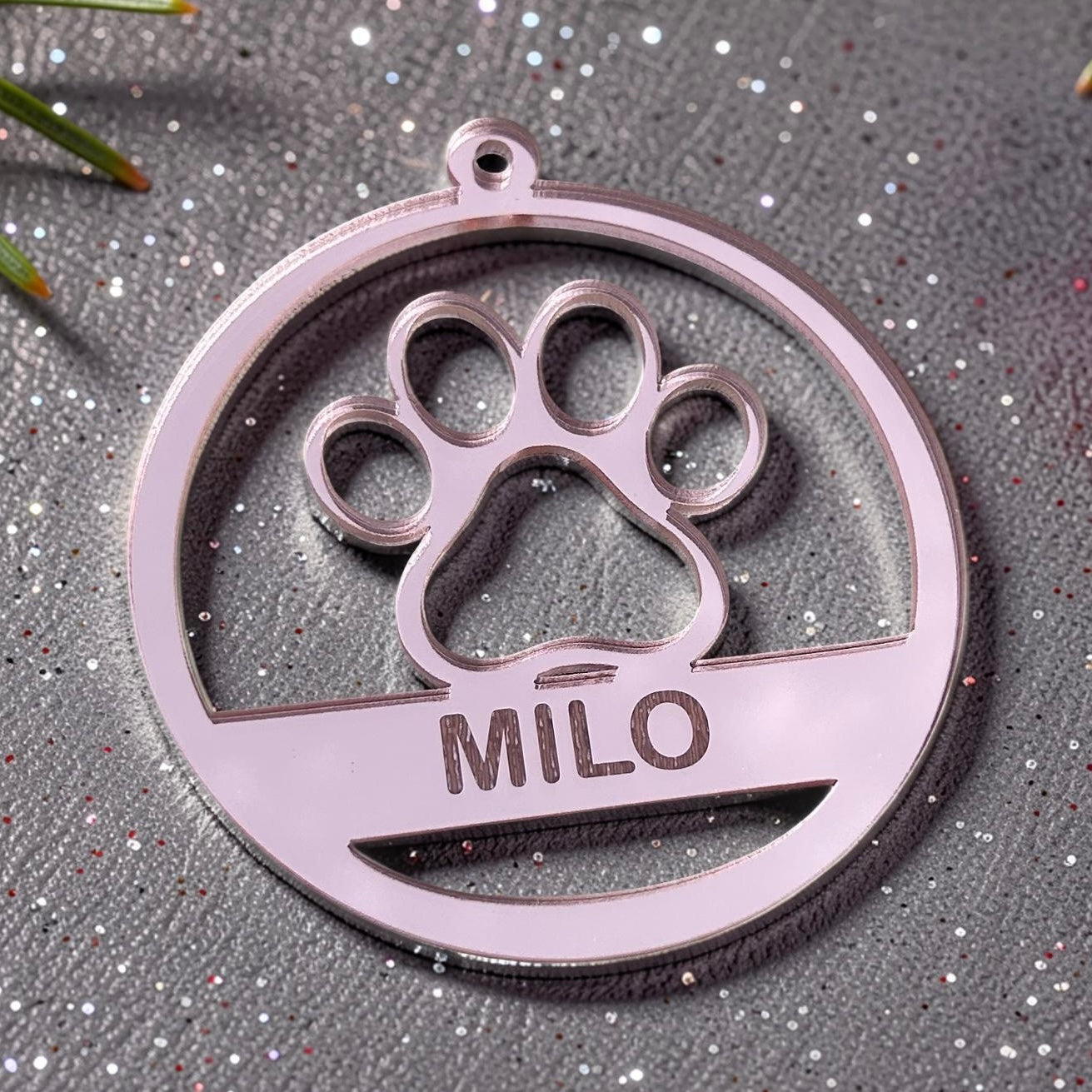 personalised christmas ornament for dogs
