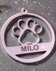 personalised christmas ornament for dogs