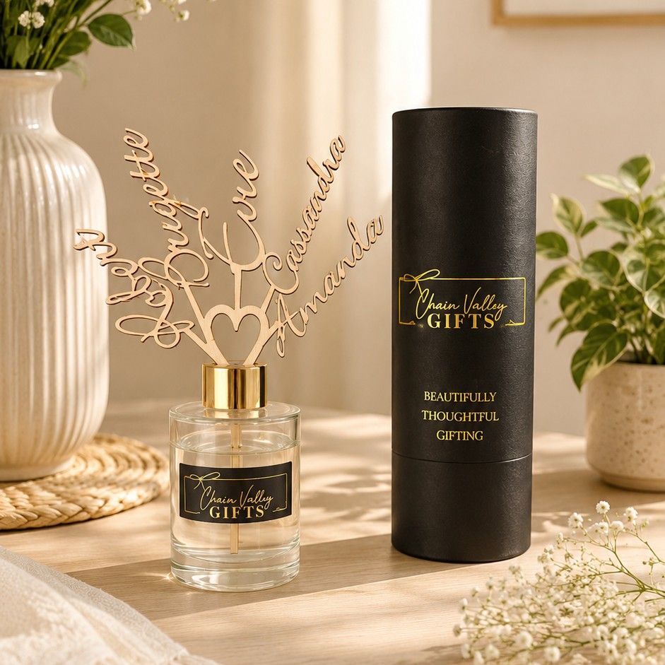 personalised reed diffuser