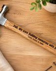 custom engraved hammer