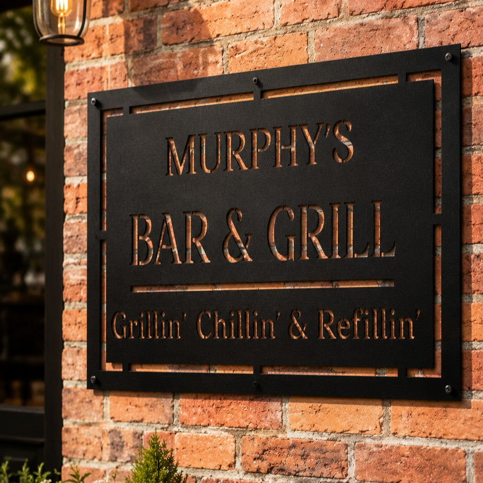 personalised man cave sign
