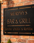 personalised man cave sign