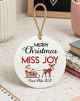christmas ornament for teacher