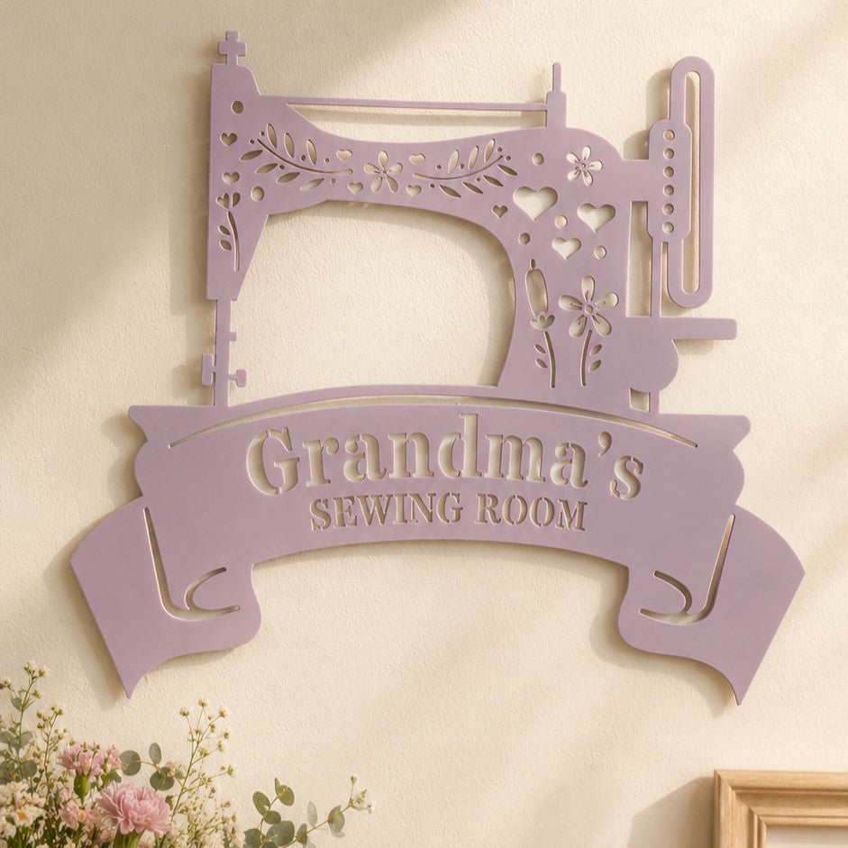 custom sewing sign