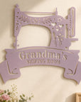 custom sewing sign
