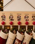 christmas stocking hanger personalised