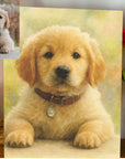 pet portrait from photo 4 art styles