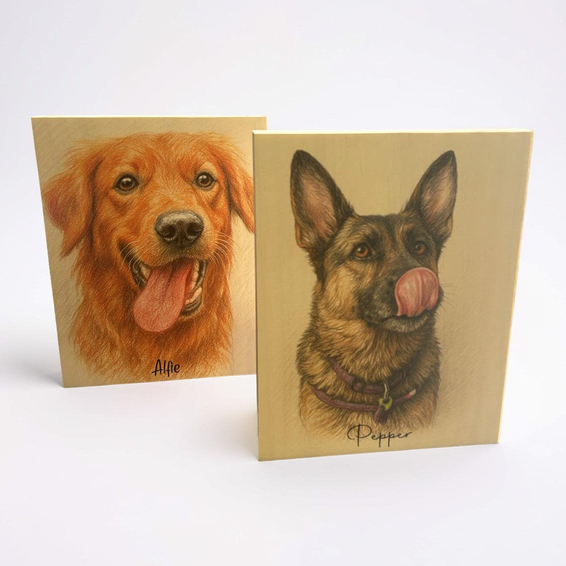 pet memorial portrait