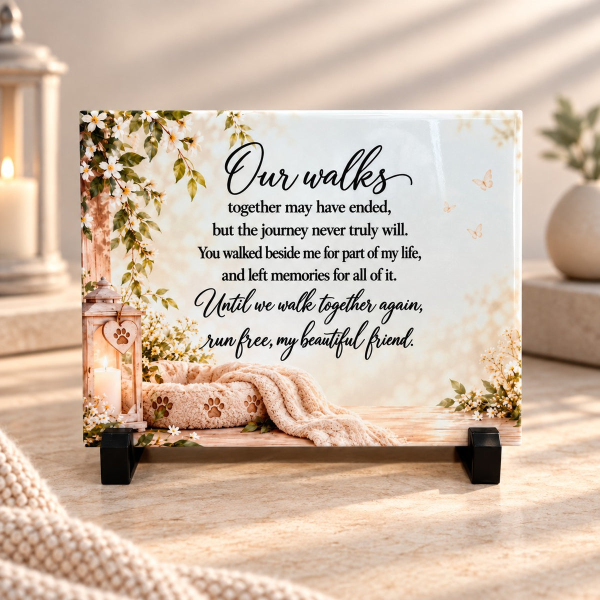 pet memorial plaque