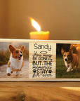 pet memorial wooden keepsake with choice of wording